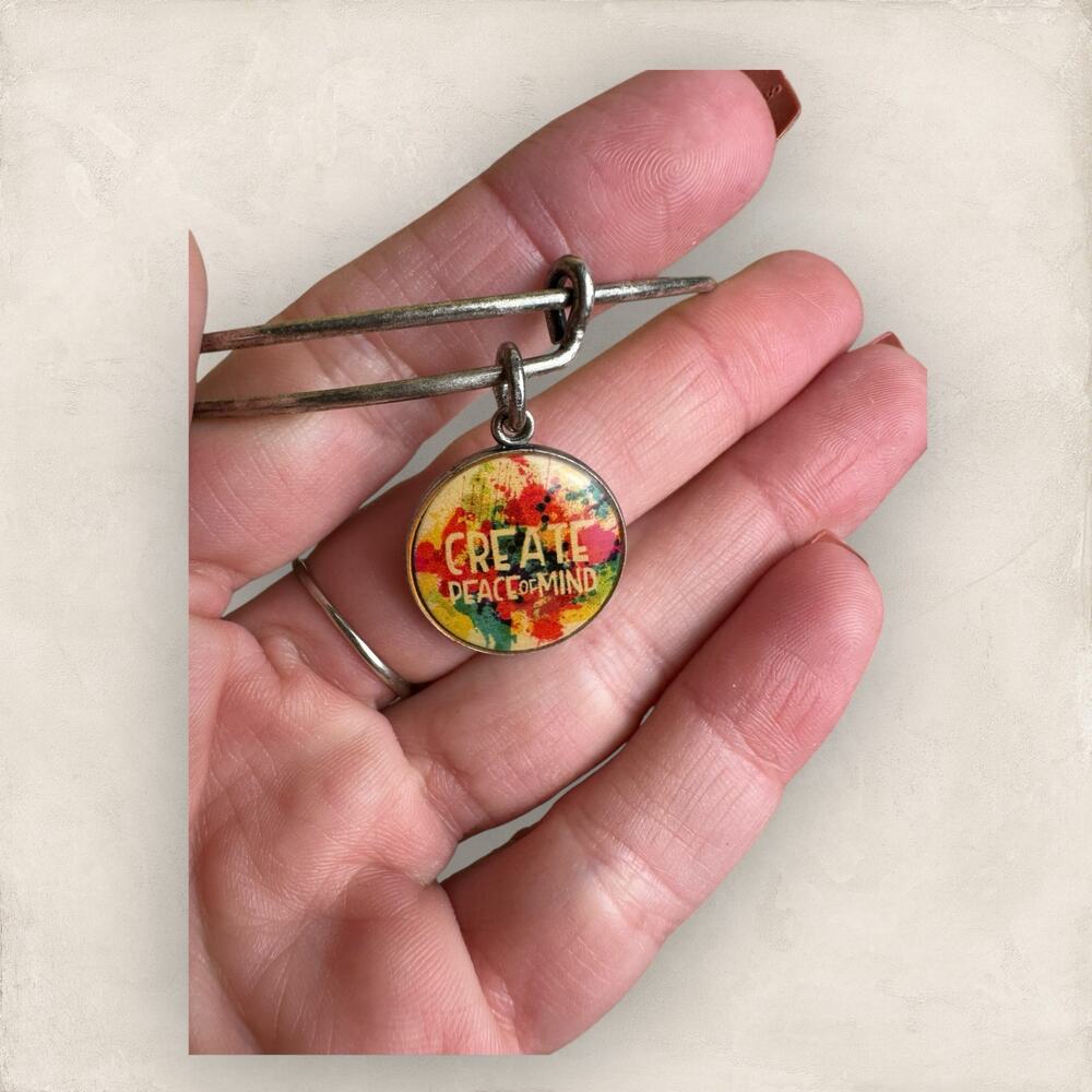 Alex and Ani Create Peace of Mind - Charm Bracelet - +/ Energy - Picture 3 of 3